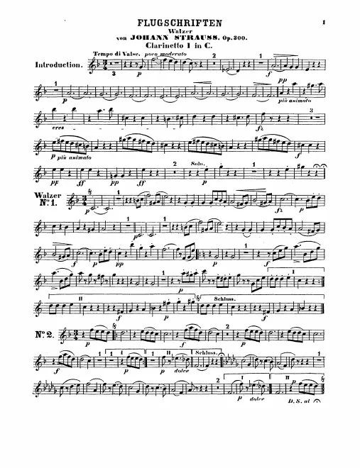 Clarinet 1, 2 (C)