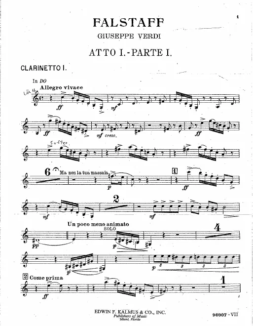 Clarinet 1 (C/B/A)