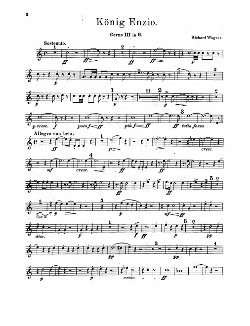 Horn 3 (E, G)
