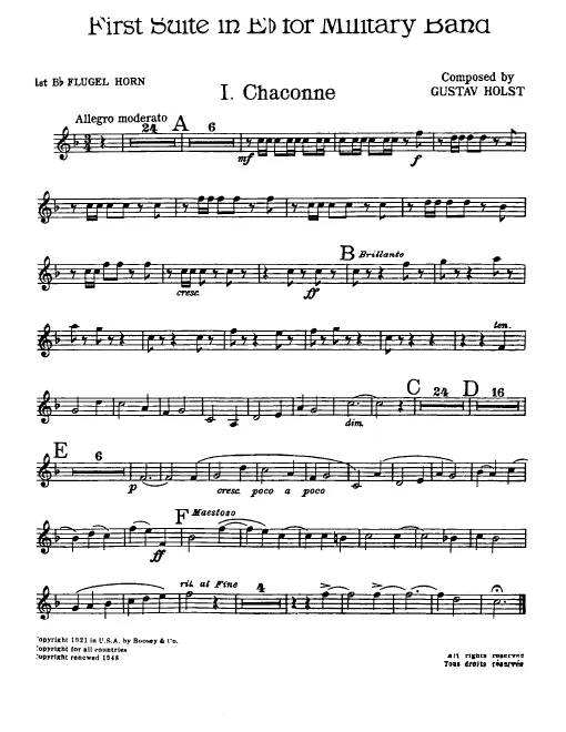 Flugelhorn 1, 2 (B)