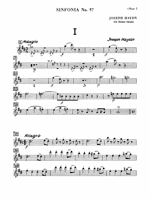 Oboe 1, 2