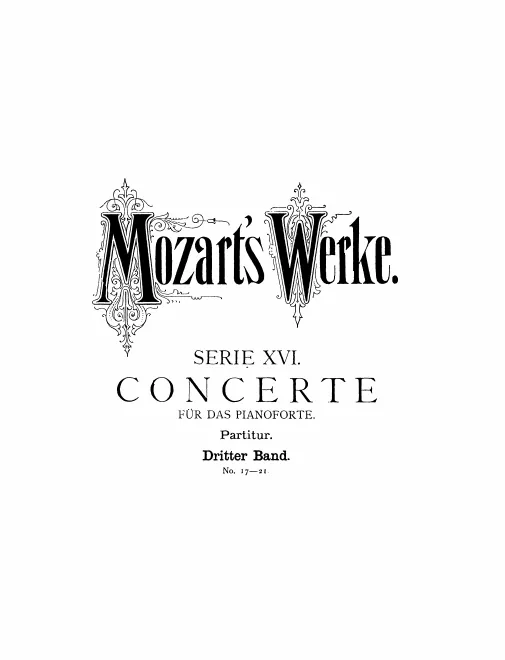 16/3. Concerte für das Pianoforte (Band III)