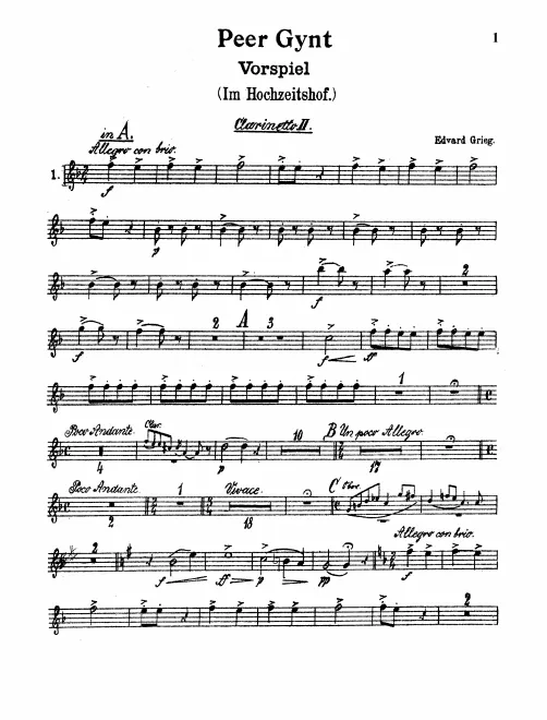Clarinet 2 (A, B)