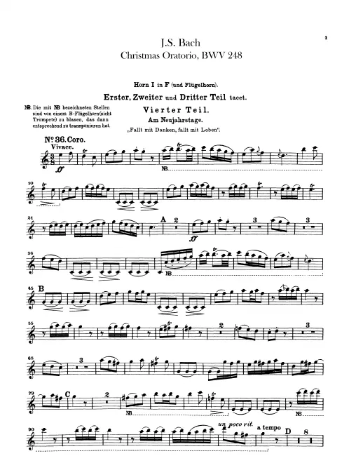Horn 1, 2 (F)