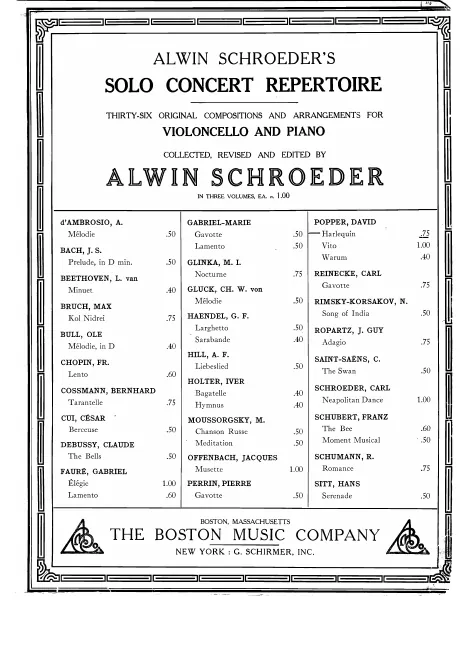 Cello Part