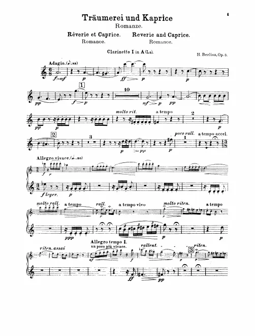 Clarinet 1, 2 (A)