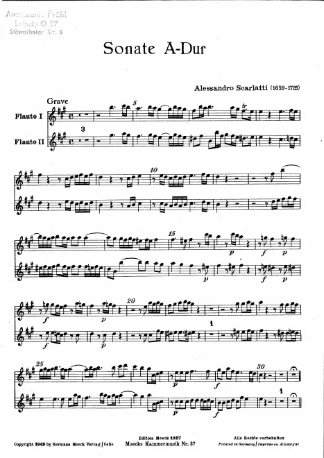 Flute 1, 2