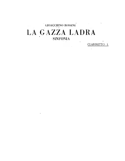 Clarinet 1 (A)