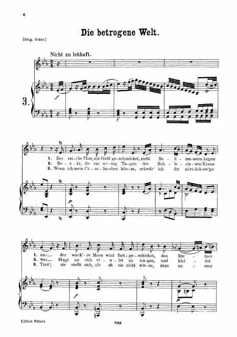 Complete Score (E major)