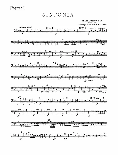 Bassoon 1, 2