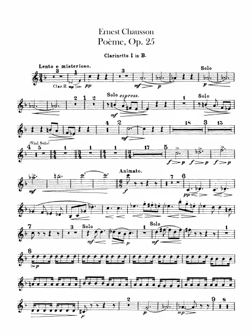 Clarinet 1, 2 (B)