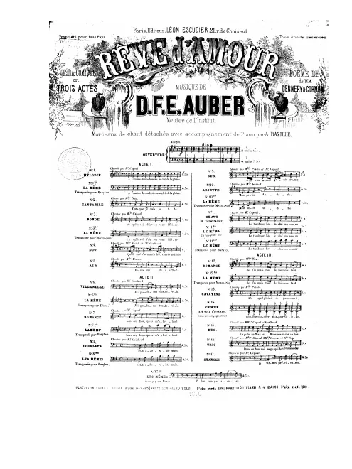 No.5, Air: "Hélas! oui, je l'avoue" (Act I, No.5)