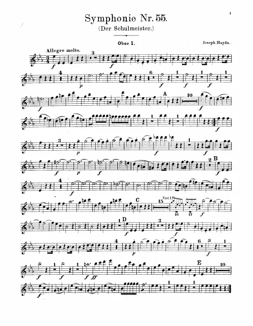 Oboe 1, 2