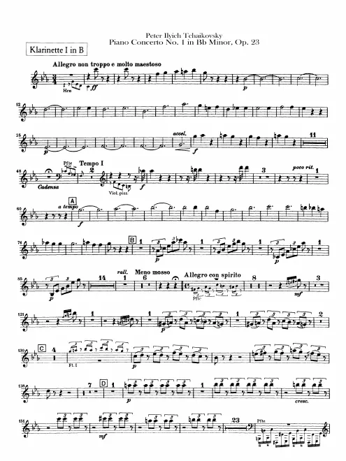 Clarinet 1, 2 (B)