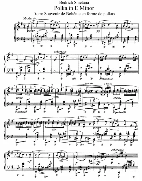 1. Polka in E minor