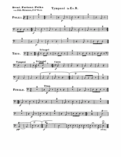 Timpani/Triangle/Bass Drum, Snare Drum