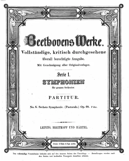 2/6. Sechste Symphonie (Pastorale), Op.68, F dur