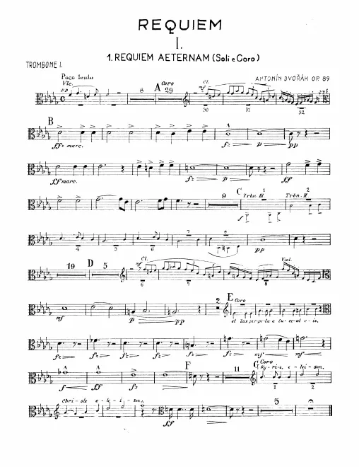 Trombone 1, 2, 3, Tuba