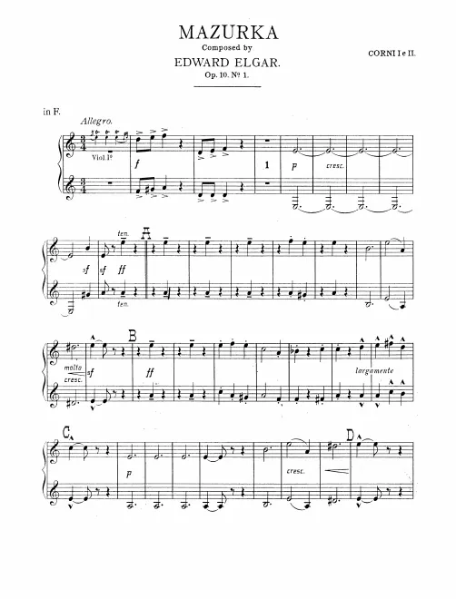 Horn 1/2, 3/4 (F)