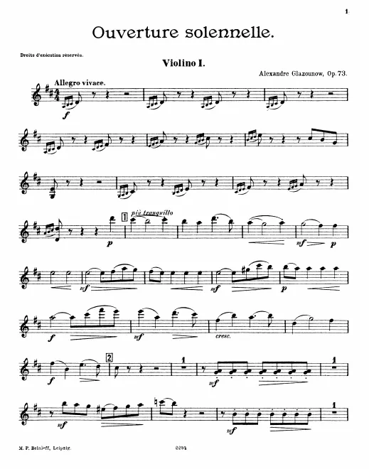 Violins I