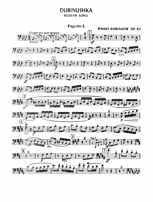 Bassoon 1, 2
