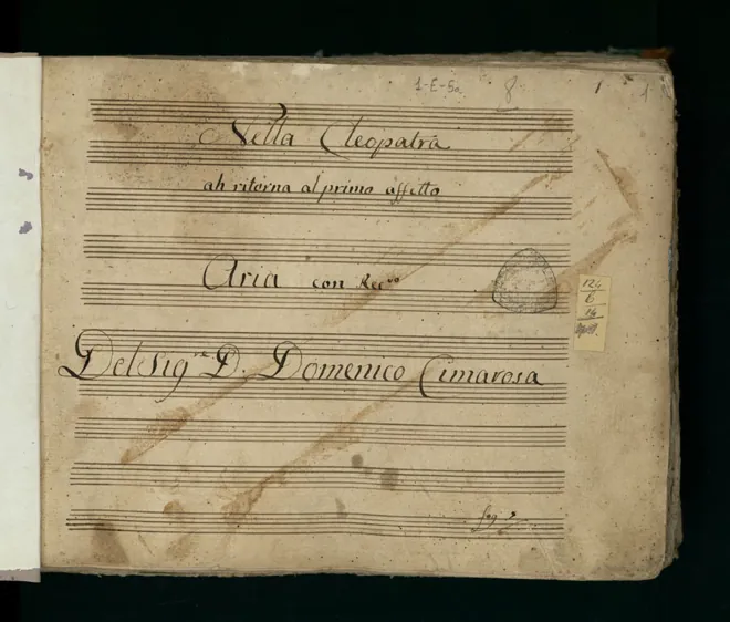 Recitativo and Aria of Cleopatra: Ah ritorna al primo affetto