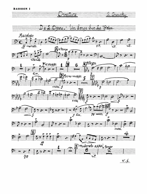 Bassoon 1, 2