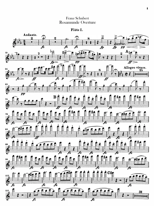 Flute 1, 2