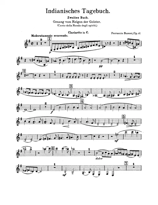 Clarinet (C), Clarinet (B transposed)