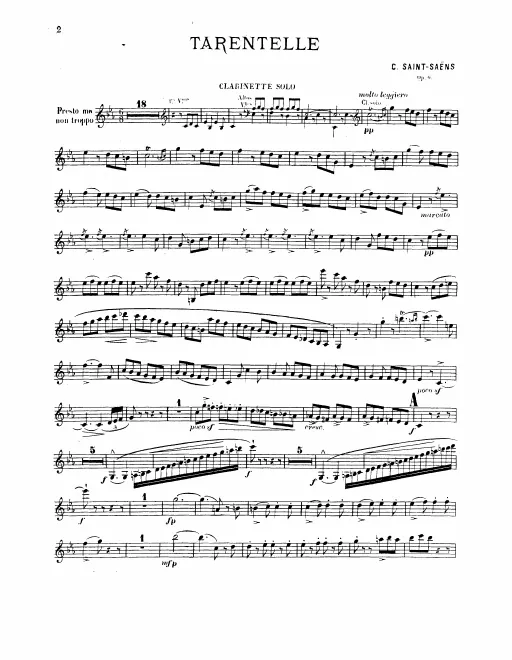 Clarinet solo (A)
