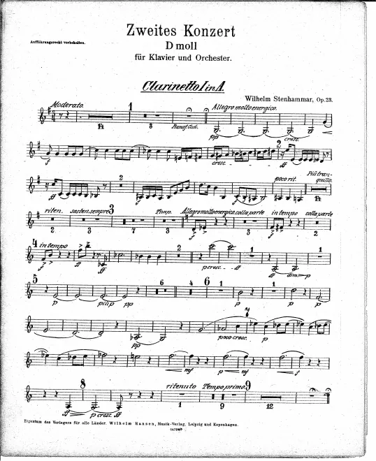 Clarinet 1, 2 (A)