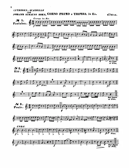 Horn 1, 2 (E)
