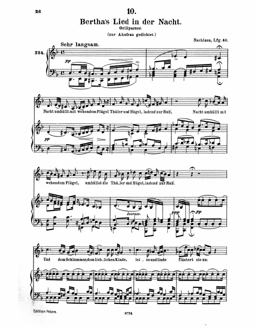 Complete Score (transposed to )