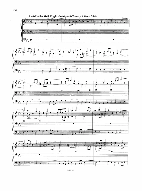 2. Christe, aller Welt Trost, BWV 670
