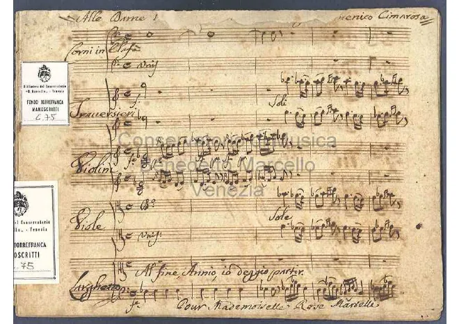 Act II, Sc. 5. Aria: Questo cor quest'alma mia