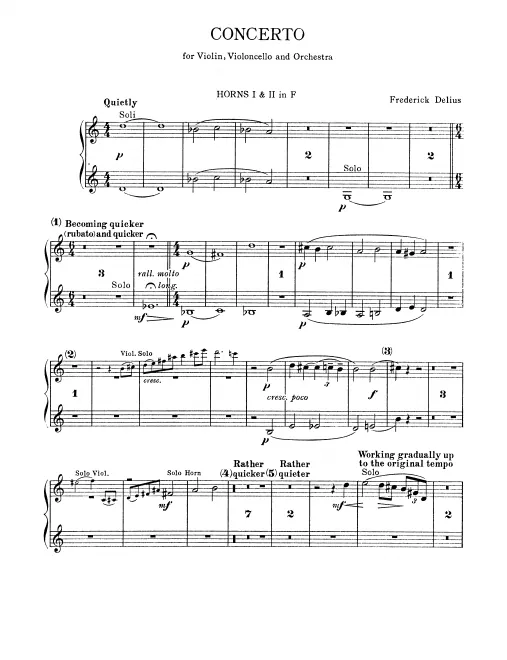 Horn 1/2, 3/4 (F)