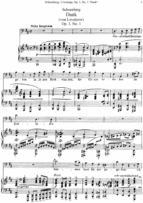 1. Dank (D major, transposed)