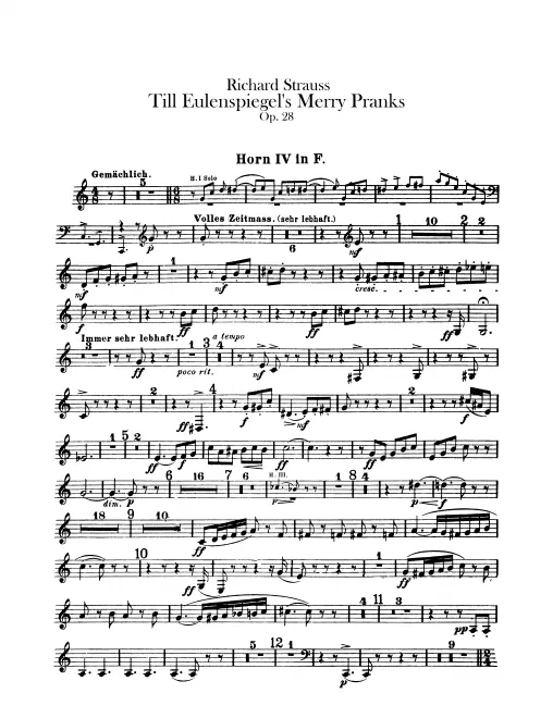 Horn 4 (F/E)