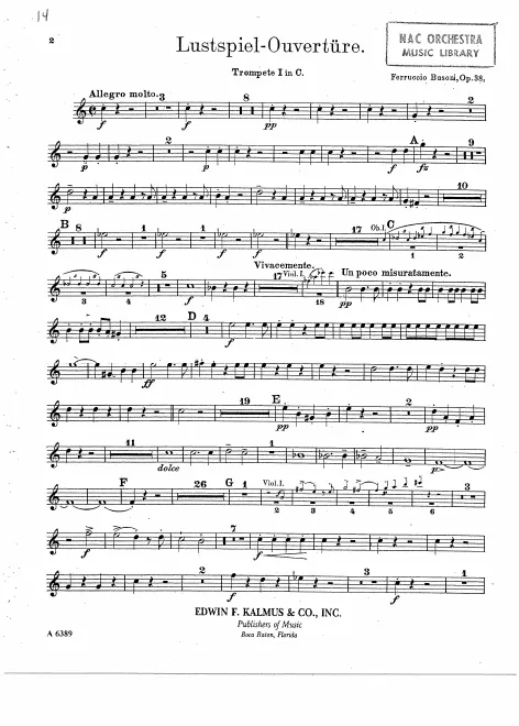 Trumpet 1, 2 (C)