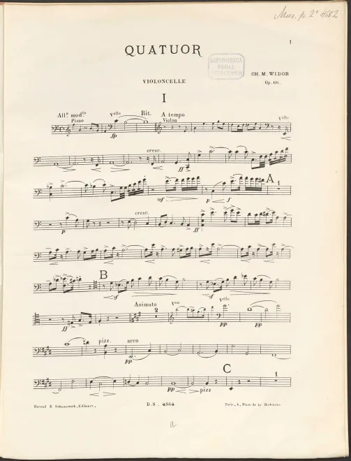 Cello part