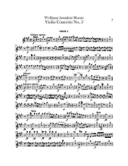 Oboe 1, 2