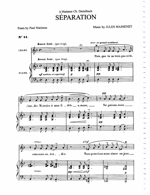 Complete Score (D minor: medium voice and piano)