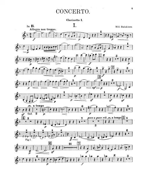 Clarinet 1, 2 (A/B)