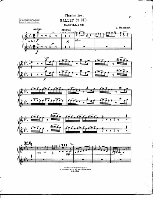 Clarinet 1/2 (A, B♭)