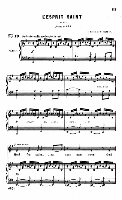 Complete Score (: high voice and piano)