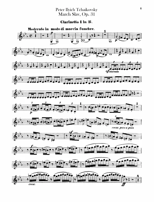 Clarinet 1, 2 (B)