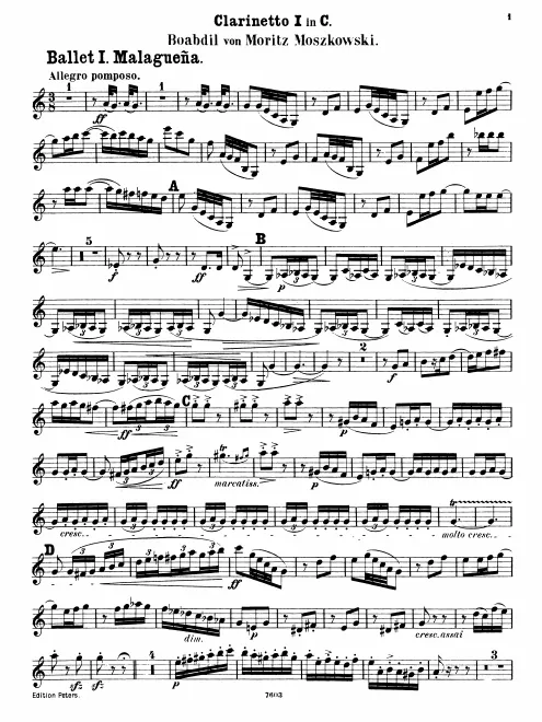 Clarinet 1, 2 (C)