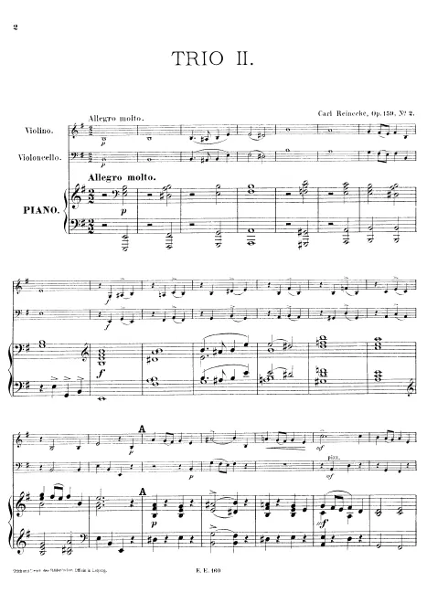 2. Trio in (score and parts)