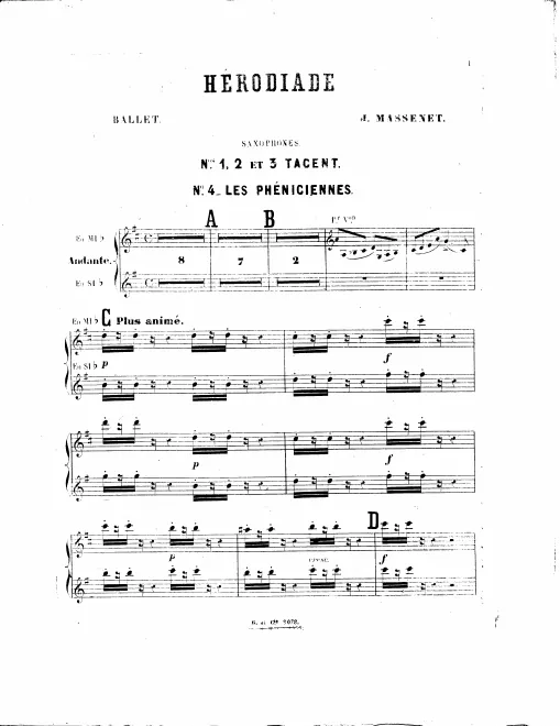 Alto Saxophone (E♭)/Tenor Saxophone (B♭)
