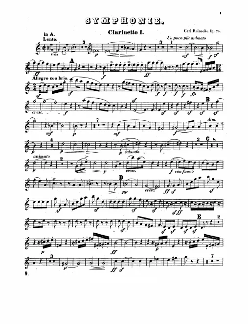 Clarinet 1, 2 (A)